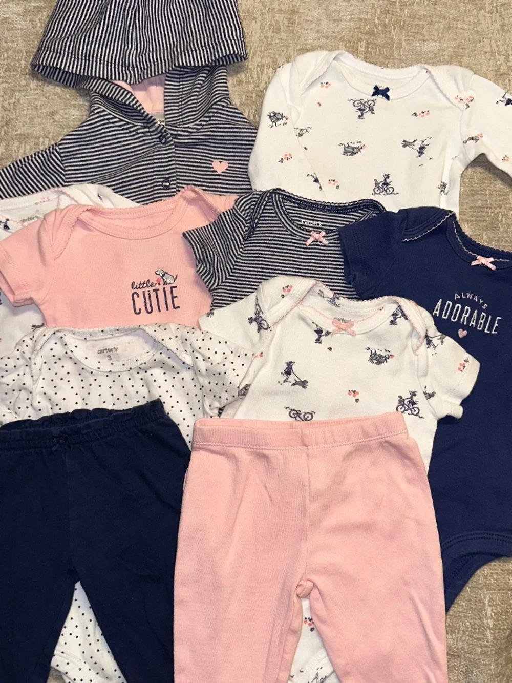 Vintage retired girls CARTERS outfit BUNDLE